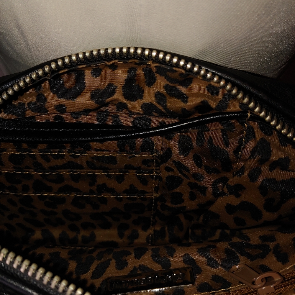 Giani Bernini black pebbled leather bag EUC - Picture 8 of 9
